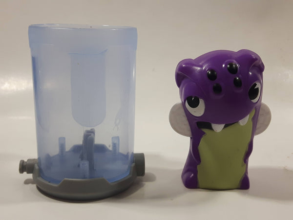 2012 Burger King Slugterra Purple Character 3 1/4" Tall Plastic Launching Toy Figure