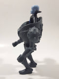 2010 McDonald's Megamind Bad Blue Brilliant 5 1/2" Tall Plastic Toy Figure