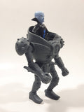 2010 McDonald's Megamind Bad Blue Brilliant 5 1/2" Tall Plastic Toy Figure