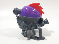 2010 McDonald's Megamind Bulldog Brainbot Purple 3 1/2" Long Plastic Toy Figure