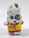 Little Tikes Apple Grove Pals White and Grey Dot Red and Yellow Clothed 3" Tall Plastic Toy Figure
