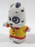 Little Tikes Apple Grove Pals White and Grey Dot Red and Yellow Clothed 3" Tall Plastic Toy Figure