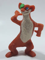 2009 McDonald's Fox Ice Age Dawn of The Dinosaurs Movie Film Buck The One Eyed Weasel 3 1/2" Tall Toy Figure - Working