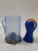 2012 Burger King Slugterra Blue Character 3 1/4" Tall Plastic Launching Toy Figure