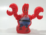 2015 McDonald's Paramount Spongebob Squarepants Mr. Krabs 2 5/8" Tall Plastic Toy Figure
