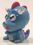 Moshi Monsters Squashi Moshi Toy Snookums Dinosaur Blue 1 3/8" Tall Toy Figure