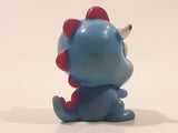 Moshi Monsters Squashi Moshi Toy Snookums Dinosaur Blue 1 3/8" Tall Toy Figure