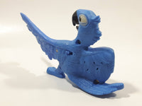 2011 McDonald's Fox Rio Movie Blu Bird Character 3" Tall Plastic Toy Figure