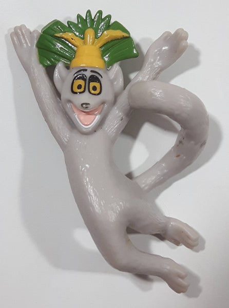 2014 Wendy's DWA Madagascar All Hail King Julien Lemur Character 3" Tall Toy Figure