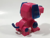 2002 McDonalds SEGA Toys Robo Chi Pets Pink Dog 4 1/2" Long Toy Figure