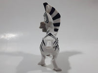 2008 McDonald's Madagascar Escape 2 Africa Movie Marty Zebra 4 1/4" Tall Plastic Toy Figure