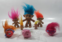 Mixed Lot of 8 Trolls Toy Figures