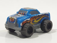 Ferrero Kinder Surprise SD113 Truck Blue Miniature 1 3/8" Long Plastic Toy Car Vehicle