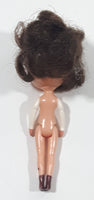 Vintage 1980 Storykin Liddle Kiddles Doll 3" Tall Plastic Toy Figure Made in Philippines - No Clothing