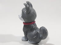 Mattel Barbie Adorable Pets Grey and White Husky Dog 2" Tall Plastic Toy Figure