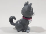Mattel Barbie Adorable Pets Grey and White Husky Dog 2" Tall Plastic Toy Figure
