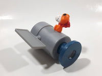2019 McDonald's Peanuts Snoopy Satellite Shaped Telescope 3" Long Plastic Toy Figure