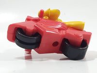 1996 McDonald's Marvel Super Heroes Jubilee Red Motorcycle 3" Long Plastic Toy Vehicle