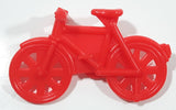 Red Bicycle 4" Long Plastic Toy