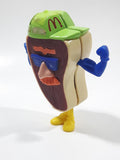 1993 McDonald's Food Fundamentals Slugger Steak Shaped Character 3 3/4" Tall Toy Figure