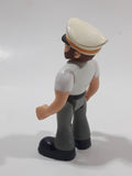2008 Aircraft Captain Pilot Character 3" Tall Plastic Toy Figure