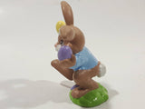 1990 Warner Chappell Applause Easter Bunny 2 1/4" Tall PVC Toy Figure