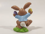1990 Warner Chappell Applause Easter Bunny 2 1/4" Tall PVC Toy Figure