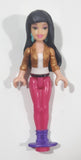 Woman Female Doll 2 1/2" Tall Plastic Toy Figure