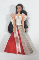 1996 McDonald's Mattel Happy Holidays Barbie Doll 4 1/4" Tall Plastic Toy Figure