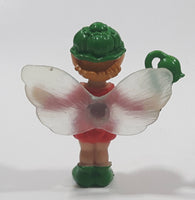 Fairy Girl in Red 1 7/8" Tall Plastic Toy Figure