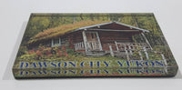 Dawson City Yukon Robert Service Cabin 2" x 3" Clear Resin Fridge Magnet