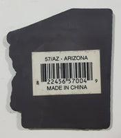 Arizona "Grand Canyon State" Phoenix 1 3/4" x 2" State Shaped Rubber Fridge Magnet