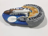 Kennedy Space Center NASA USA Space Shuttle 3D 2 1/4" x 3" Resin Fridge Magnet