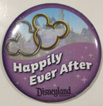 Disney Disneyland Resort Happily Ever After Mickey and Minnie Mouse 3" Diameter Round Button Pin