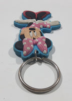 Disney Parks Minnie Mouse Character 3" Tall Rubber Keychain