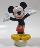 Mickey Mouse on White Base 4 3/4" Tall Toy Figure