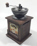Vintage Style Coffee Grinder Mill 5 1/4" Tall Resin Coin Bank