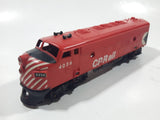 Life Like HO C.P. Rail 4056 Train Diesel Locomotive Engine Red Plastic Toy Model - No Motor + Damage