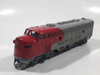 Bachmann Santa Fe 307 Red and Grey Freight Train Diesel Engine Locomotive HO Scale Not Tested Missing One Headlight