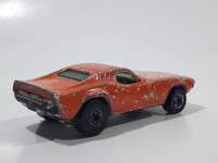 Vintage 1983 Hot Wheels Dixie Challenger Orange Die Cast Toy Car Vehicle