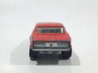 Vintage 1983 Hot Wheels '67 Camaro Red Die Cast Toy Car Vehicle with Opening Hood Hong Kong