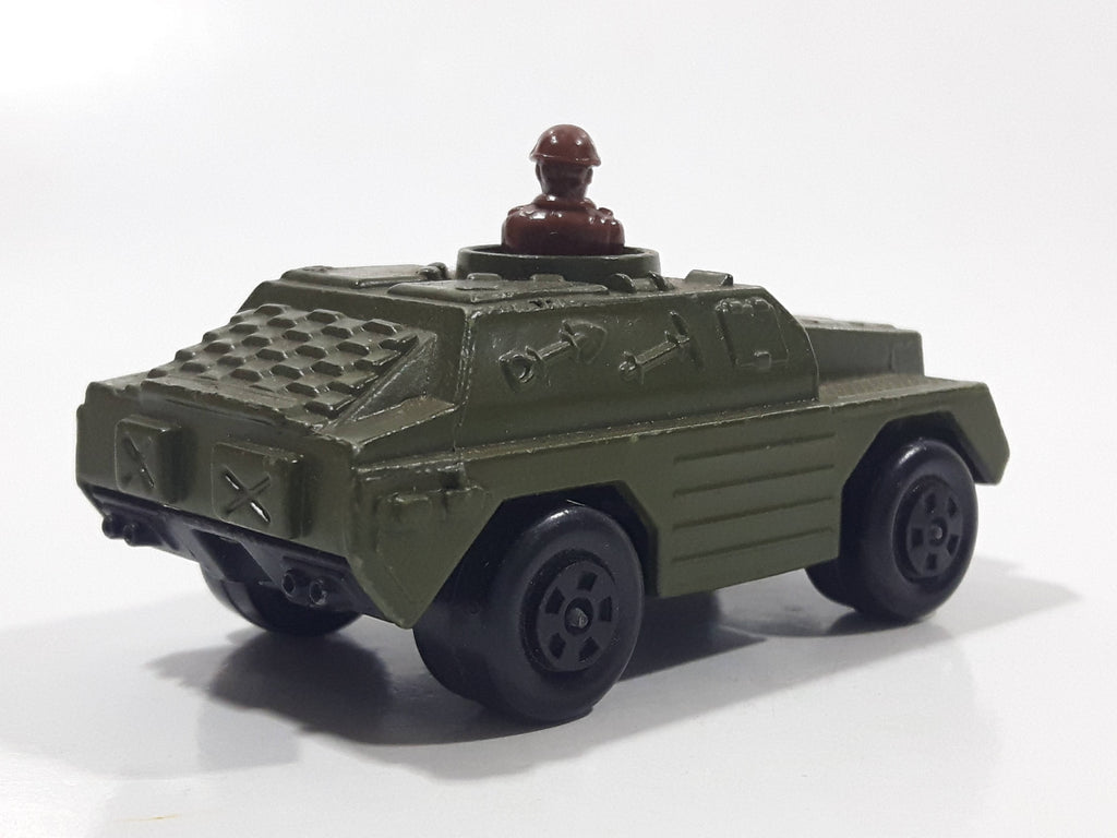 Matchbox Lesney Rolamatics 28 Stoat - Char Militaire Vert, Très Bon état (1973)