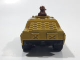 Vintage 1973 Lesney Products Matchbox Rolamatics No. 28 Stoat Yellow Brown Gold Toy Car Army Military Scout Lookout Vehicle