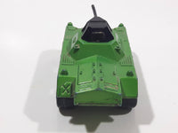 Vintage 1973 Lesney Matchbox Rolamatics No. 73 Weasel Tank Green Die Cast Toy Car Vehicle