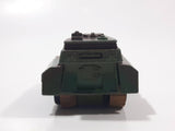 Vintage 1976 Lesney Matchbox Rolamatics No. 70 S.P Gun Tank Army Olive Green and Brown Camouflage Die Cast Toy Car Military Weaponry Vehicle with Moving Gun Made in England