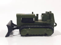 Vintage 1969 Lesney Matchbox Series Case Tractor Bull Dozer Army Olive Green Die Cast Toy Car Military Vehicle