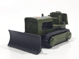 Vintage 1969 Lesney Matchbox Series Case Tractor Bull Dozer Army Olive Green Die Cast Toy Car Military Vehicle