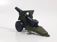 Vintage 1977 Lesney Matchbox No. 32 Field Gun Army Olive Green Die Cast Toy Car Military Weaponry Vehicle