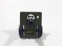 Vintage 1977 Lesney Matchbox No. 32 Field Gun Army Olive Green Die Cast Toy Car Military Weaponry Vehicle