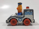 1981 Playskool The Muppets Sesame Street Bert Pigeon Patrol Police Officer White Die Cast Toy Car Vehicle Made in Hong Kong